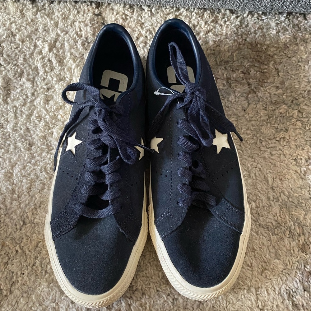 Converse Dark Blue Star Sneakers